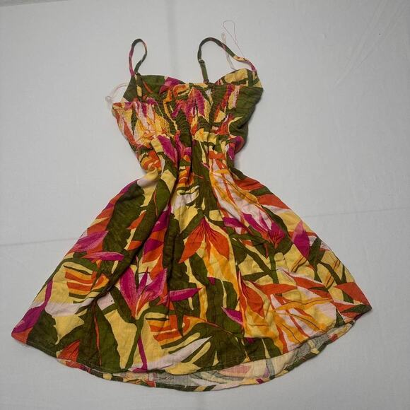 Rewind Size Small Vintage Colorful Mini Cocktail Summer Dress - Picture 2 of 4